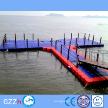 Plastic modular pontoon floating boat docking from china